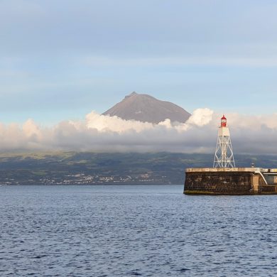 Pico from Porto da Horta